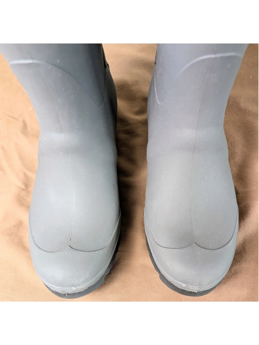 Kamik Womens Rain Boots Size 6 Gray Matte Waterproof Tall Riding Style Boots
